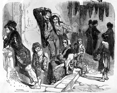 Una escena en St. Giles de Francois Pierdon
